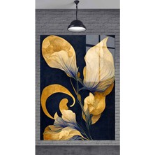 Petmudo AVM Çiçek Dekoratif Temperli Cam Tablo