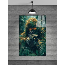 Petmudo AVM Savaşçı Kedi Cam Tablo