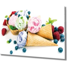 Petmudo AVM Meyveler Cam Tablo 4mm Dayanıklı Temperli Cam