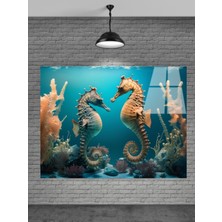 Petmudo AVM Deniz Atı Cam Tablo Ev Dekorasyon,balkon Dekorasyonu,dekoratif,duvar Tablo,mutfak Tablo