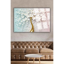 Petmudo AVM Ultra Yüksek Çözünürlüklü Cam Harika Çiçek Tablosu Kırılmaz Cam Tablo Ev, Salon, Hediyesi