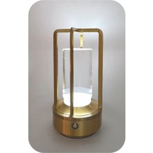 Teknotrust Helios HS 8131 Visium 3 Renk Dokunmatik Şarjlı LED Masa Lambası - Akrilik Tasarım