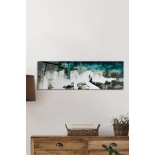 Petmudo AVM Soyut Sanatsal Panoramik Cam Tablo, Temperli ve Rodajlı Dayanıklı Cam