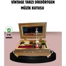 Dekofon Balerinli Müzikli Takı Kutusu Piyano Tasarım Kız Çocuk Hediyelik