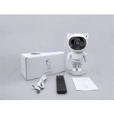 Dekofon Çocuklara Özel Projeksiyon Astronot Lamba Speaker Sevimli