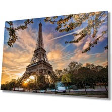 Petmudo AVM Glasses Collection -A1^#  Fransa Paris Eyfel Kulesi Cam Tablo
