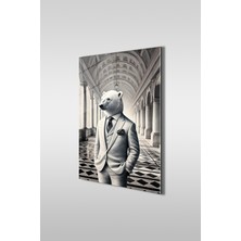 Petmudo AVM Ayı Bey Yaratıcı Dikey Cam Tablo