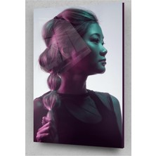 Petmudo AVM Koreli Kadın Cam Tablo, Kadın Tabloları, Insan Siluetleri, Duvar Dekor, Büyük Tablo, Cam Duvar Tablo