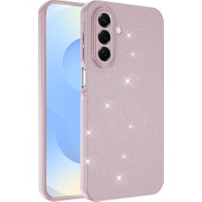 Bulut Aksesuar Galaxy A17 Kılıf Kamera Korumalı Simli Lüks Zore Koton Kapak - Lila