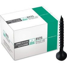 Alçıpan Vidası, Sivri Uçlu Borazan Vida, BV25, 25 Mm, Dalsan, 1P=1000 Adet