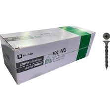 Alçıpan Vidası, Sivri Uçlu Borazan Vida, BV45, 45 Mm, Dalsan, 1P=1000 Adet