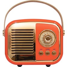 Khi-Zai Mıkado MD-24BT, Echoes, Turuncu, 3W, Taşınabilir, Usb/tf Kart/bluetooth, 800MAH, Klasik Retro Müzik Kutusu