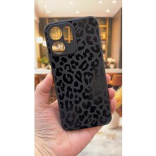 Vip Case Oppo Reno 14F Uyumlu Leopar Desenli Silikon Darbe Emici Klasik Korumalı Rubber Kılıf