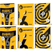 Hız Yayınları Hız 2026 6. Sınıf Matematik + Türkçe Haftalık Deneme + Hibrit + Soru Seti 6 Kitap
