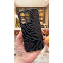 Vip Case Oppo Reno 14 Uyumlu Zebra Desenli Silikon Darbe Emici Klasik Korumalı Rubber Kılıf
