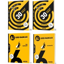 Hız Yayınları Hız 2026 6. Sınıf Matematik + Fen Bilimleri Haftalık Deneme + Soru Seti 4 Kitap