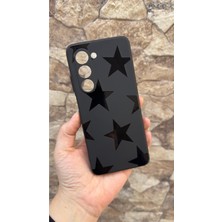 Vip Case Oppo A5 Uyumlu Star Desenli Silikon Darbe Emici Klasik Korumalı Rubber Kılıf