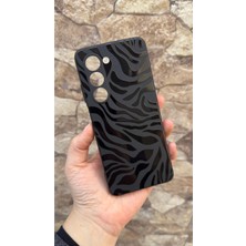 Vip Case Oppo A5 Uyumlu Zebra Desenli Silikon Darbe Emici Klasik Korumalı Rubber Kılıf