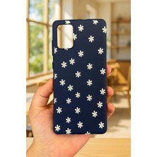 Vip Case Samsung Galaxy A31 Uyumlu Mini Papatya Desenli Silikon Darbe Emici Klasik Korumalı Rubber Kılıf 277