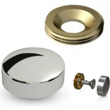 Nobel Vida Kapak, Dekoratif, Krom, 13 mm