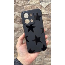 Vip Case Infinix Note 30 Uyumlu Star Desenli Silikon Darbe Emici Klasik Korumalı Rubber Kılıf 277