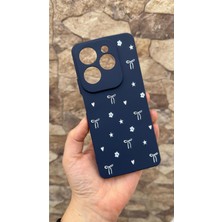 Vip Case Infinix Hot 40 Uyumlu Mini Fiyonk Desenli Silikon Darbe Emici Klasik Rubber Kılıf