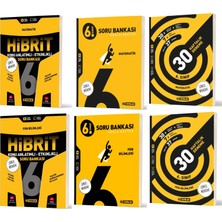 Hız Yayınları Hız 2026 6. Sınıf Matematik + Fen Bilimleri Haftalık Deneme + Hibrit + Soru Seti 6 Kitap