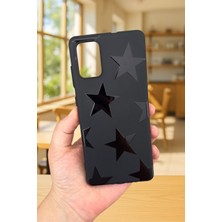 Vip Case Samsung Galaxy A31 Uyumlu Star Desenli Silikon Darbe Emici Klasik Korumalı Rubber Kılıf 277