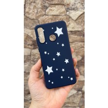 Vip Case Huawei P20 Lite Uyumlu Mini Yıldız Desenli Silikon Darbe Emici Klasik Korumalı Rubber Kılıf 277