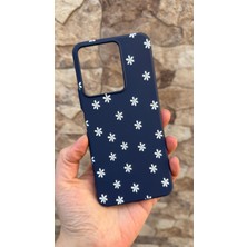 Vip Case Vivo Y35 Uyumlu Mini Papatya Desenli Silikon Darbe Emici Klasik Korumalı Rubber Kılıf