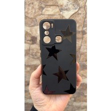 Vip Case Infinix Hot 20i Uyumlu Star Desenli Silikon Darbe Emici Rubber Kılıf