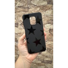 Vip Case Redmi Note 9 Pro ve 9s Uyumlu Star Desenli Silikon Darbe Emici Rubber Kılıf 277