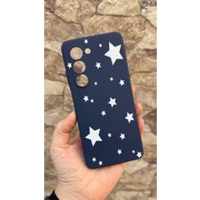 Vip Case Samsung Galaxy A17 Uyumlu Mini Yıldız Desenli Silikon Darbe Emici Klasik Korumalı Rubber Kılıf