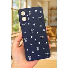 Vip Case Samsung Galaxy A07 Uyumlu Mini Fiyonk Desenli Silikon Darbe Emici Klasik Korumalı Rubber Kılıf