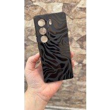 Vip Case Tecno Camon 40 Pro Uyumlu Zebra Desenli Silikon Darbe Emici Klasik Korumalı Rubber Kılıf 277