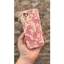 Vip Case Xiaomi Redmi Note 10 ve 10S Uyumlu Pembe Leopar Desenli Silikon Darbe Emici Klasik Rubber Kılıf