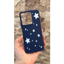 Vip Case Vivo Y35 Uyumlu Mini Yıldız Desenli Silikon Darbe Emici Klasik Korumalı Rubber Kılıf