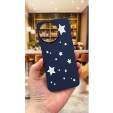 Vip Case Realme 11 Uyumlu Mini Yıldız Desenli Silikon Darbe Emici Klasik Korumalı Rubber Kılıf
