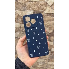 Vip Case Realme C61 Uyumlu Mini Fiyonk Desenli Silikon Darbe Emici Klasik Korumalı Rubber Kılıf
