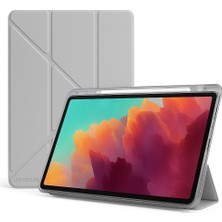 MobaxAksesuar Apple iPad Mini 7 (A17 Pro) Mini 6 Kılıf Kalem Bölmeli Trifolding Case 2021-2024