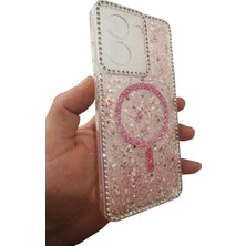 TG Case Store Redmi A5 4g Taşlı Simli Şeffaf Telefon Kılıfı