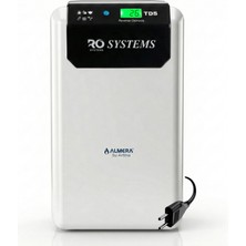 Almera Su Arıtma R.O. Plus Dijital Pompalı Su Arıtma Cihazı (Beyaz)