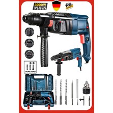 Deko Turkey 2.28MM 3000 Watt Bakır Sargılı 7 Joule Kablolu Kırıcı Delici Hilti Darbeli Matkap + Uç Takım Hediye