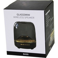 İlk El Grup Ieg™ Mika Kristal Fanus Model   Wireless   USB Şarjlı  Speaker Hoparlör  Rgb Işıklı   Aux -