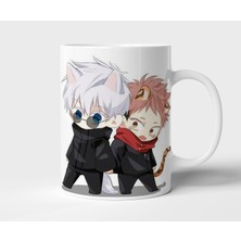 Gojo Satoru Itadori Yuji Jujutsu Kaisen Anime Tasarım Kupa - Hediyelik Kupa - Baskılı Kupa