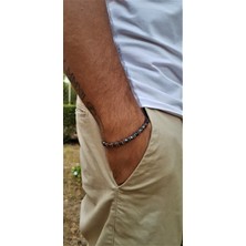 Hardal Hematit Erkek Bileklik