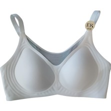 Lazer Kesim Önü Tül Detaylı Çıkarılabilir Pedli Sütyen (F.k LINGERIE1250 B)