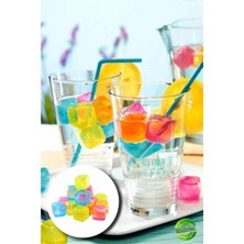 İlk El Grup Ieg™ Renkli Buz Küpleri, Tükenmez Serinletici Buz Küpleri 20 Adet