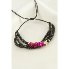 İlk El Grup Ieg™ 3'lü Kırık Doğaltaş Kristal Zincirli Bileklik