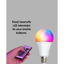 İlk El Grup Ieg™ A Kalite 2025 Rgb LED Ampul Uzaktan Kumandalı 16 Renkli Lamba